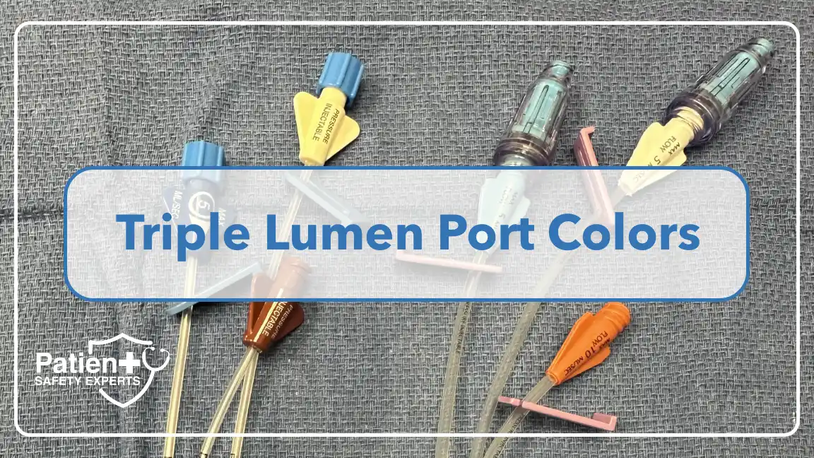 Triple Lumen Port Colors